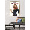 imageTrends International Marvel The Marvels  Captain Marvel Feature Series Wall Poster 34L x 224W Premium Unframed VersionGold Framed Version