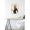 imageTrends International Marvel The Marvels  Captain Marvel Feature Series Wall Poster 34L x 224W Premium Unframed VersionGold Framed Version
