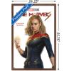 imageTrends International Marvel The Marvels  Captain Marvel Feature Series Wall Poster 34L x 224W Premium Unframed VersionMahogany Framed Version