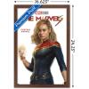 imageTrends International Marvel The Marvels  Captain Marvel Feature Series Wall Poster 34L x 224W Premium Unframed VersionMahogany Framed Version
