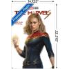 imageTrends International Marvel The Marvels  Captain Marvel Feature Series Wall Poster 34L x 224W Premium Unframed VersionPremium Poster  Mount Bundle