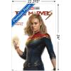 imageTrends International Marvel The Marvels  Captain Marvel Feature Series Wall Poster 34L x 224W Premium Unframed VersionPremium Poster  Mount Bundle