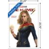 imageTrends International Marvel The Marvels  Captain Marvel Feature Series Wall Poster 34L x 224W Premium Unframed VersionWhite Framed Version