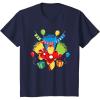 imageKids Marvel Iron Man Its Party Time Birthday TShirtNavy Blue