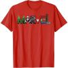 imageMarvel Avengers Character Text Portrait TShirtRed