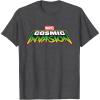 imageMarvel Cosmic Invasion Logo Official Game TShirtDark Heather Grey