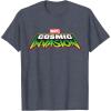 imageMarvel Cosmic Invasion Logo Official Game TShirtHeather Blue