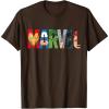 imageMarvel Logo Avengers Super Heroes TShirtBrown