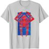 imageMarvel SpiderMan Across the SpiderVerse 2099 Symbol Icon TShirtSilver Grey