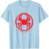 imageMarvel SpiderMan Across the SpiderVerse Miles Symbol TShirtBaby Blue