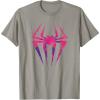 imageMarvel SpiderMan Across the SpiderVerse SpiderGwen Icon TShirtSlate Grey