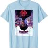 imageMarvel SpiderMan Across the SpiderVerse Theatrical Poster TShirtBaby Blue