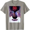 imageMarvel SpiderMan Across the SpiderVerse Theatrical Poster TShirtSlate Grey