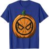 imageMarvel SpiderMan Halloween Pumpkin TShirtRoyal Blue