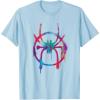 imageMarvel SpiderMan Into the SpiderVerse Rainbow Icon TShirtBaby Blue