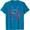 imageMarvel SpiderMan Into the SpiderVerse Rainbow Icon TShirtSapphire Blue