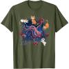 imageMarvel Studios The Marvels Goose ampamp Flerkittens in Space Cute TShirtOlive Green