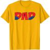 imageMarvel Super Heroes SpiderMan Costume Fathers Day Gift Dad TShirtGolden Yellow