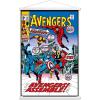 imageTrends International Marvel Comics  Avengers 82 Wall Poster with Magnetic Frame 34L x 224W Print and Black Hanger BundlePrint and White Hanger Bundle