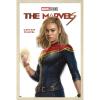imageTrends International Marvel The Marvels  Captain Marvel Feature Series Wall Poster 34L x 224W Premium Unframed VersionBlonde Framed Version