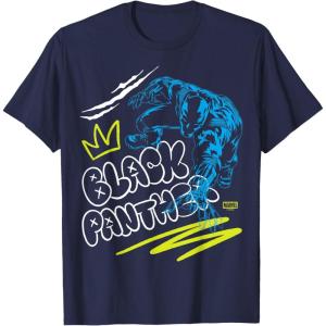 imageBlack Panther Street Style TShirtNavy Blue