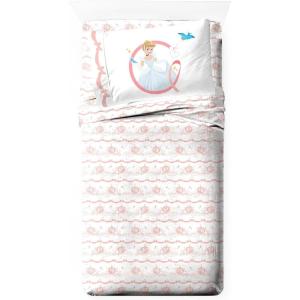 imageJay Franco Kids Sheet Set with Fitted Flat Sheets ampamp Pillow Cover  UltraSoft Bedding with Pillowcase for Room Decor White  Avengers 4 Piece QueenWhite  Princess Cinderella