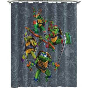 imageJay Franco Marvel Avengers Assembled Shower Curtain ampamp Easy Care Fabric Kids Bath Curtain Official Marvel ProductGrey  Tmnt