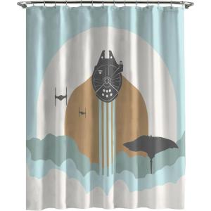 imageJay Franco Marvel Avengers Assembled Shower Curtain ampamp Easy Care Fabric Kids Bath Curtain Official Marvel ProductMulti  Star Wars