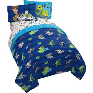 imageJay Franco Marvel Avengers Fighting Team 5 Piece Queen Bed Set  Includes Reversible Comforter ampamp Sheet Set Bedding  Super Soft Fade Resistant Microfiber Official Marvel ProductBlue  Toy Story