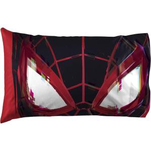 imageJay Franco Marvel Avengers Halo 2 Pack Pillowcase  DoubleSided Kids Super Soft Bedding Features Captain America Hulk Iron Man ampamp SpidermanBlack  Miles Morales