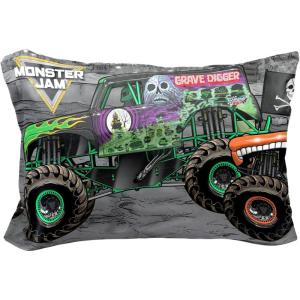 imageJay Franco Marvel Avengers Halo 2 Pack Pillowcase  DoubleSided Kids Super Soft Bedding Features Captain America Hulk Iron Man ampamp SpidermanMulti  Monster Jam