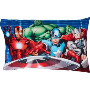 imageJay Franco Marvel Avengers Halo 2 Pack Pillowcase  DoubleSided Kids Super Soft Bedding Features Captain America Hulk Iron Man ampamp SpidermanMulticolor  Anvengers