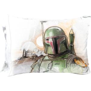 imageJay Franco Marvel Avengers Halo 2 Pack Pillowcase  DoubleSided Kids Super Soft Bedding Features Captain America Hulk Iron Man ampamp SpidermanWhite  Boba Fett