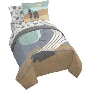 imageJay Franco Marvel Avengers Twin Size Comforter Set  5 Piece Bedding Includes Sheet Set ampamp Pillow Covers  Super Soft Cozy Bedding with Captain America Hulk Iron Man and ThorMulti  Star Wars 02