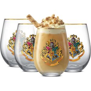 imageJoyJolt Marvel Heroes Stemless Drinking Glasses 19oz Superhero Cups ft Hulk Captain America Spiderman and Iron Man Avengers Glassware Set of 4 Marvel Gifts for Men and WomenHarry Potter