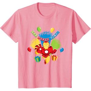 imageKids Marvel Iron Man Its Party Time Birthday TShirtPink