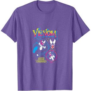 imageMarvel  Venom Bootleg Style TShirtPurple Heather