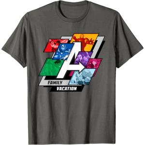 imageMarvel Avengers ALogo Family Vacation Trip Travel TShirtAsphalt Grey