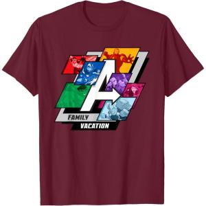 imageMarvel Avengers ALogo Family Vacation Trip Travel TShirtBurgundy