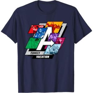 imageMarvel Avengers ALogo Family Vacation Trip Travel TShirtNavy Blue