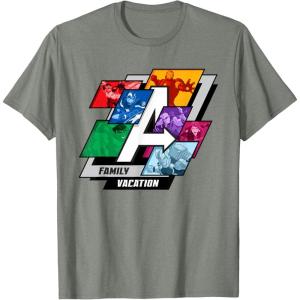 imageMarvel Avengers ALogo Family Vacation Trip Travel TShirtOlive Heather
