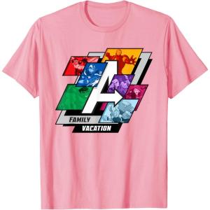 imageMarvel Avengers ALogo Family Vacation Trip Travel TShirtPink