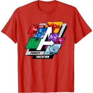 imageMarvel Avengers ALogo Family Vacation Trip Travel TShirtRed