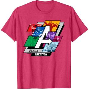 imageMarvel Avengers ALogo Family Vacation Trip Travel TShirtRed Heather