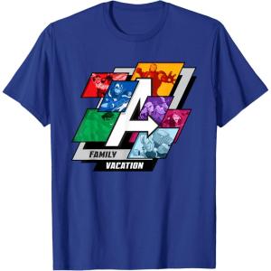 imageMarvel Avengers ALogo Family Vacation Trip Travel TShirtRoyal Blue