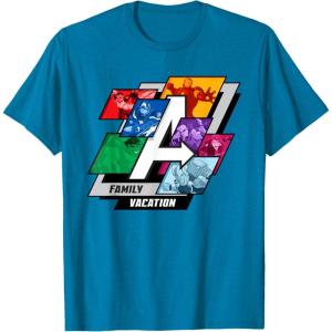 imageMarvel Avengers ALogo Family Vacation Trip Travel TShirtSapphire Blue