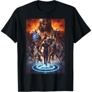 imageMarvel Avengers Endgame Earths Mightiest Heroes Short Sleeve TShirtBlack
