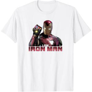 imageMarvel Avengers Endgame I am Iron Man TShirtWhite