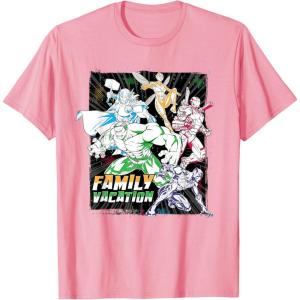 imageMarvel Avengers Family Vacation Trip Travel Line Art TShirtPink