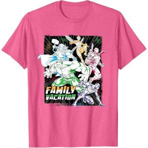 imageMarvel Avengers Family Vacation Trip Travel Line Art TShirtPink Heather